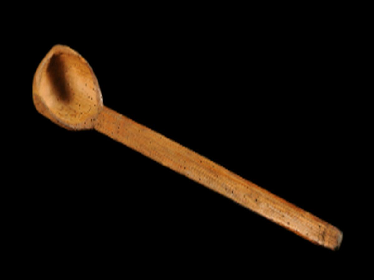Flat-Handled Bamboo Ladle Flat-Handled Bamboo Ladle