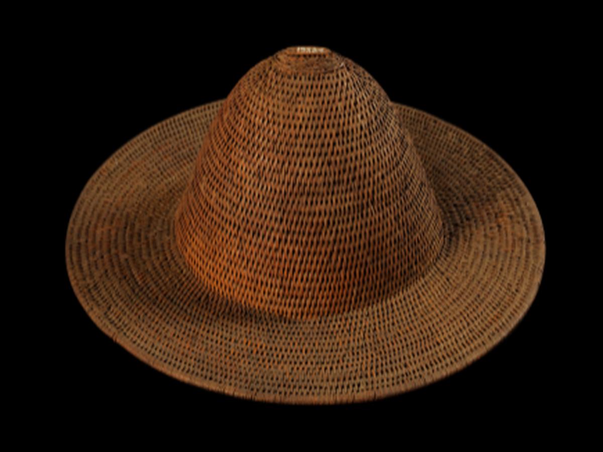 Cane Helmet of Mishmi Tribe Cane Helmet of Mishmi Tribe