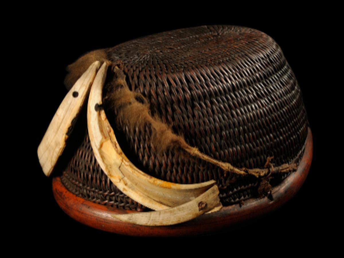 Cane Helmet of Abor Tribe Cane Helmet of Abor Tribe
