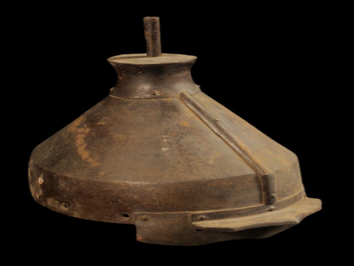 Iron Helmet of Singpho Tribe Iron Helmet of Singpho Tribe