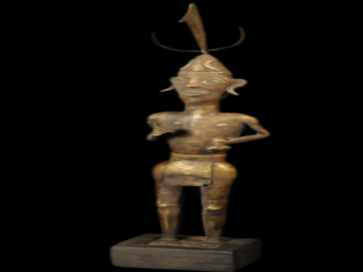 Symbolic Metal Sculpture of male Symbolic Metal Sculpture of male