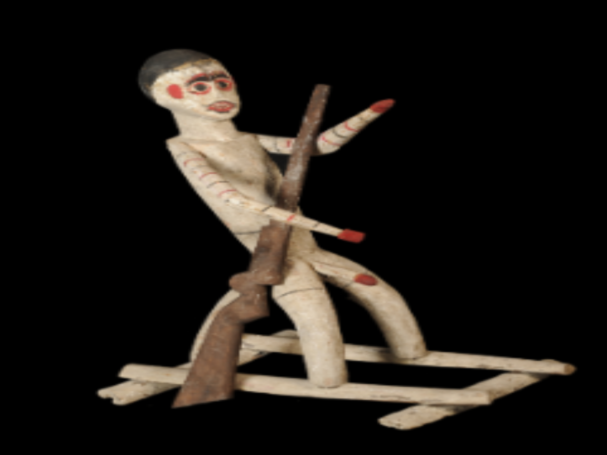 Wooden Sculpture of Standing Male Wooden Sculpture of Standing Male