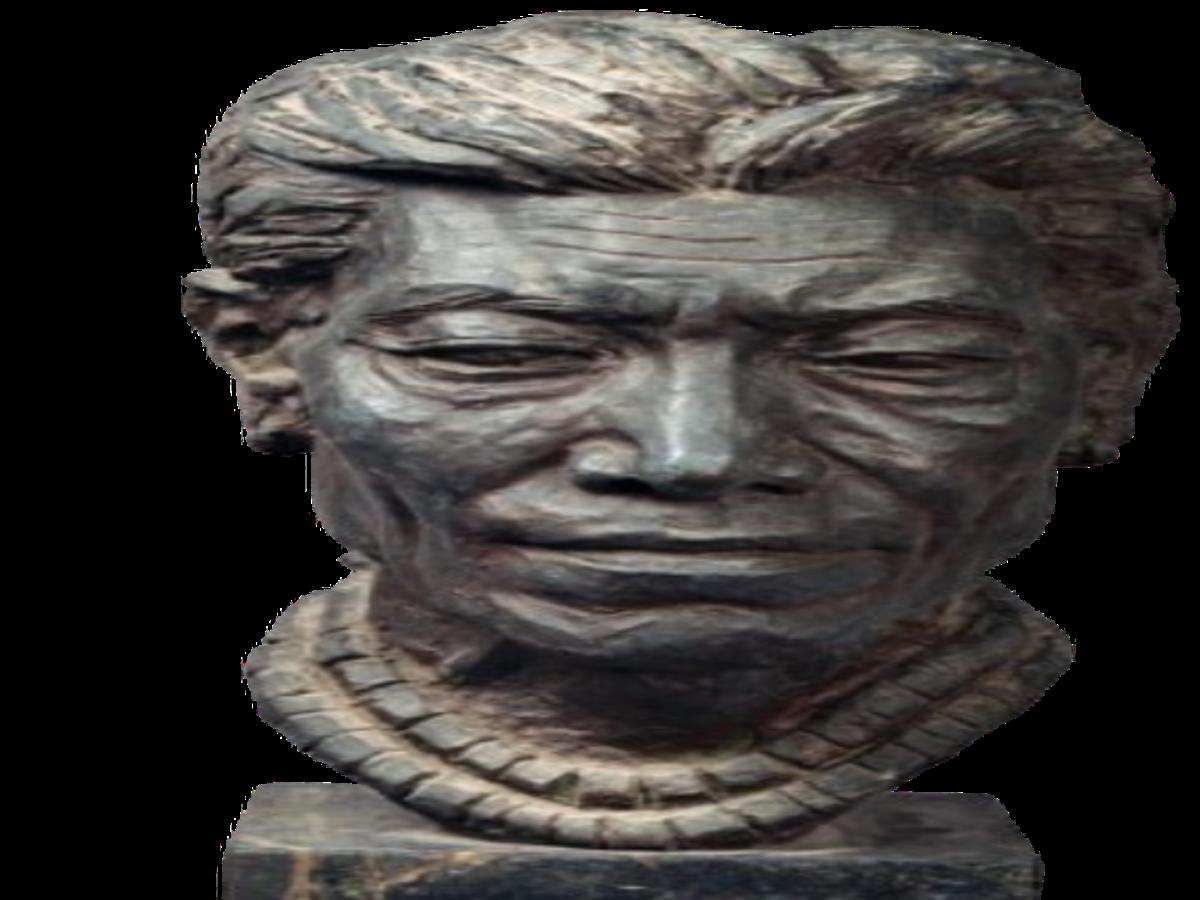 Bust of Angami Naga Male Bust of Angami Naga Male