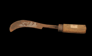 Traditional semi-lunar iron Dao Traditional semi-lunar iron Dao