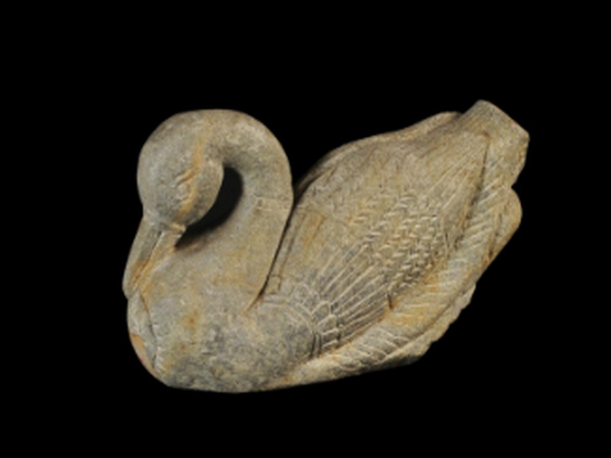 Stone Swan Sculpture of santhal tribe Stone Swan Sculpture of santhal tribe