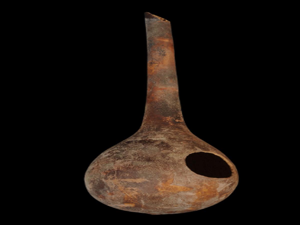 Brown Gourd Ladle OF Bonda Tribe Brown Gourd Ladle OF Bonda Tribe