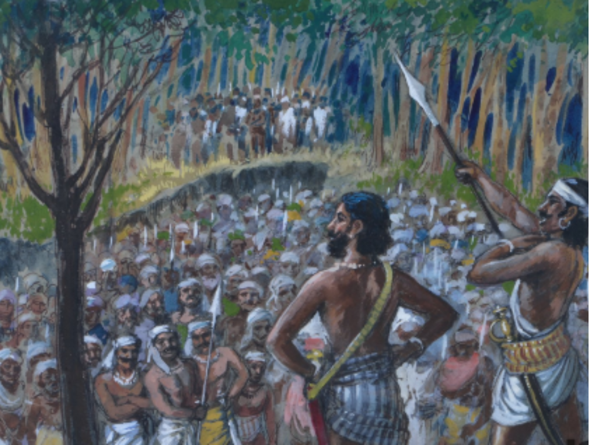 Santhal Rebellion painting Santhal Rebellion painting