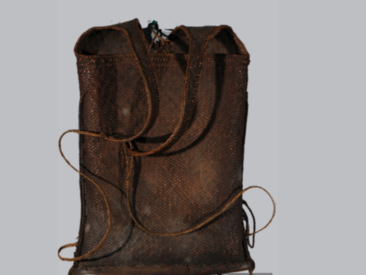Traditional Bamboo Haversack of the Apatani Tribe Traditional Bamboo Haversack of the Apatani Tribe