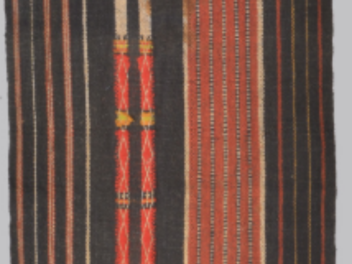 Striped waistband of Monpa Striped waistband of Monpa