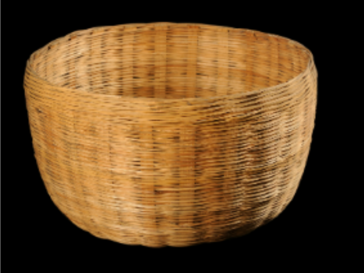 Traditional Round Bamboo Basket Traditional Round Bamboo Basket