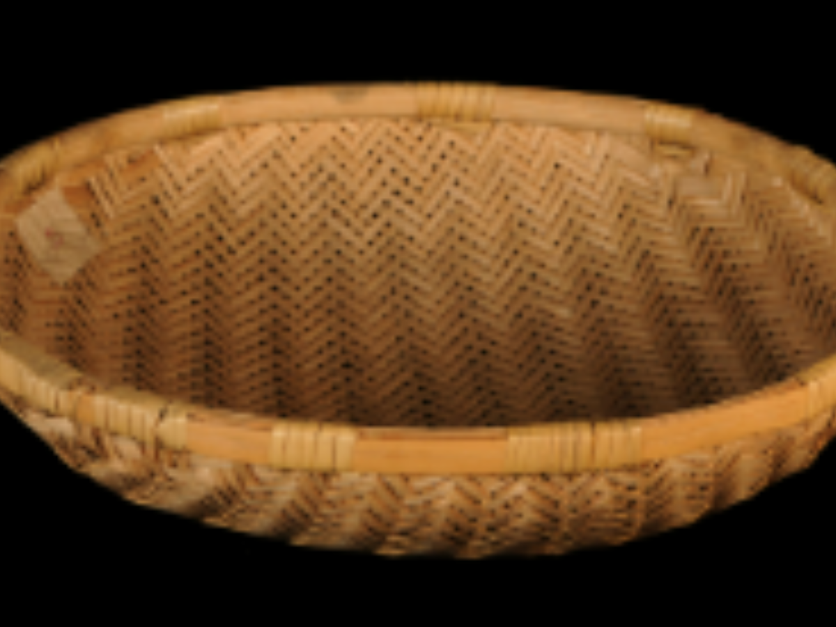 Chala: Traditional Perforated Bamboo Basket Chala: Traditional Perforated Bamboo Basket
