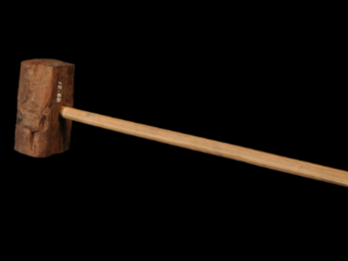 Traditional Clod Crusher of the Rabha Tribe Traditional Clod Crusher of the Rabha Tribe