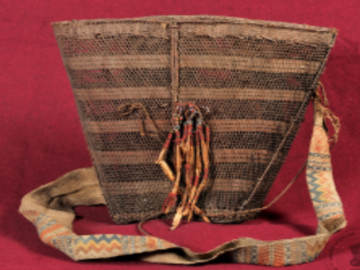 A Bamboo Cane Basket A Bamboo Cane Basket