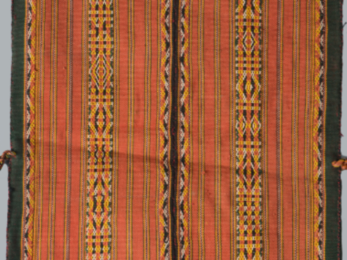 Multicoloured Bag of Monpa Tribal Accessory Multicoloured Bag of Monpa Tribal Accessory
