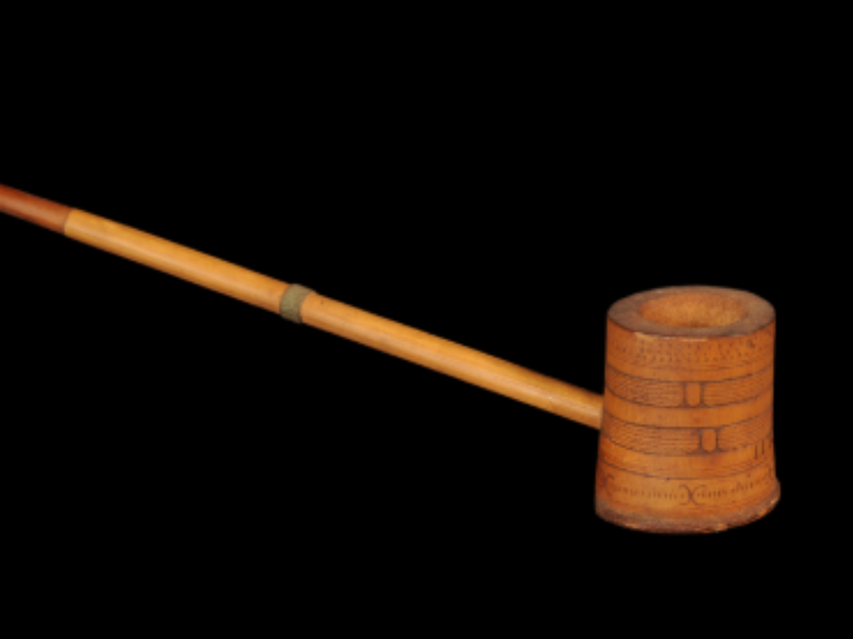 Tobacco Pipe of Angami Naga Tribe Tobacco Pipe of Angami Naga Tribe
