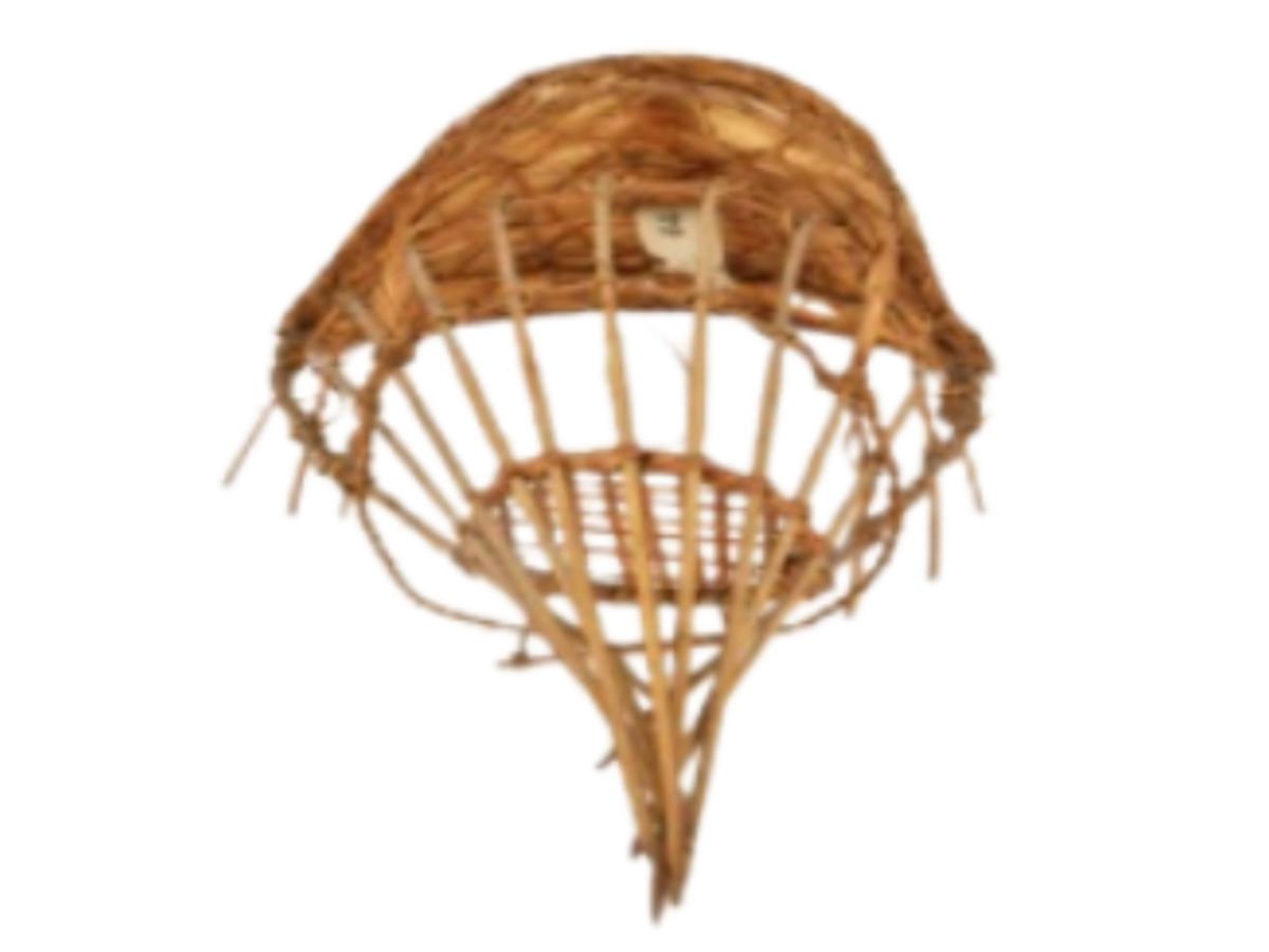 Skeletal Shape Bamboo Cane Hat Skeletal Shape Bamboo Cane Hat