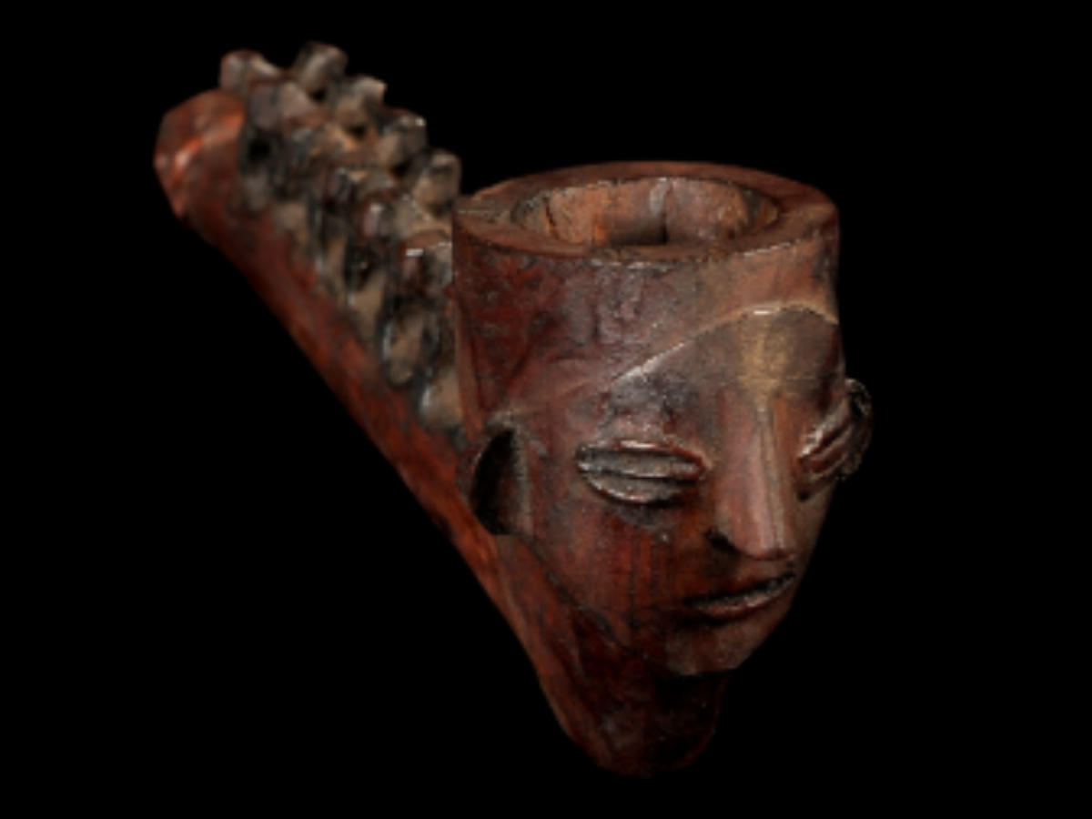 Tobacco Pipe of Angami Naga Tribe Tobacco Pipe of Angami Naga Tribe