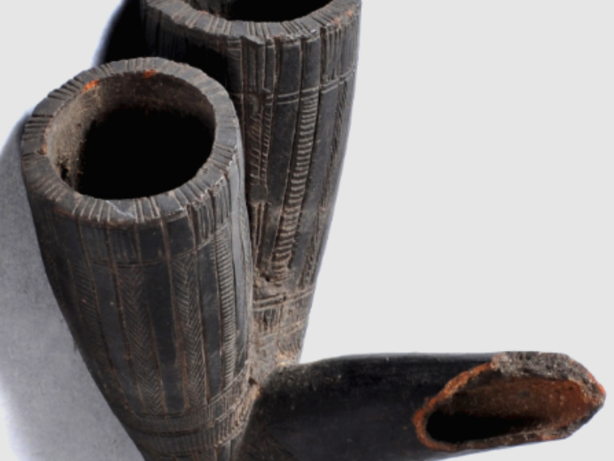 Smoking Pipe of Kalyo Kanyo Naga Tribe Smoking Pipe of Kalyo Kanyo Naga Tribe