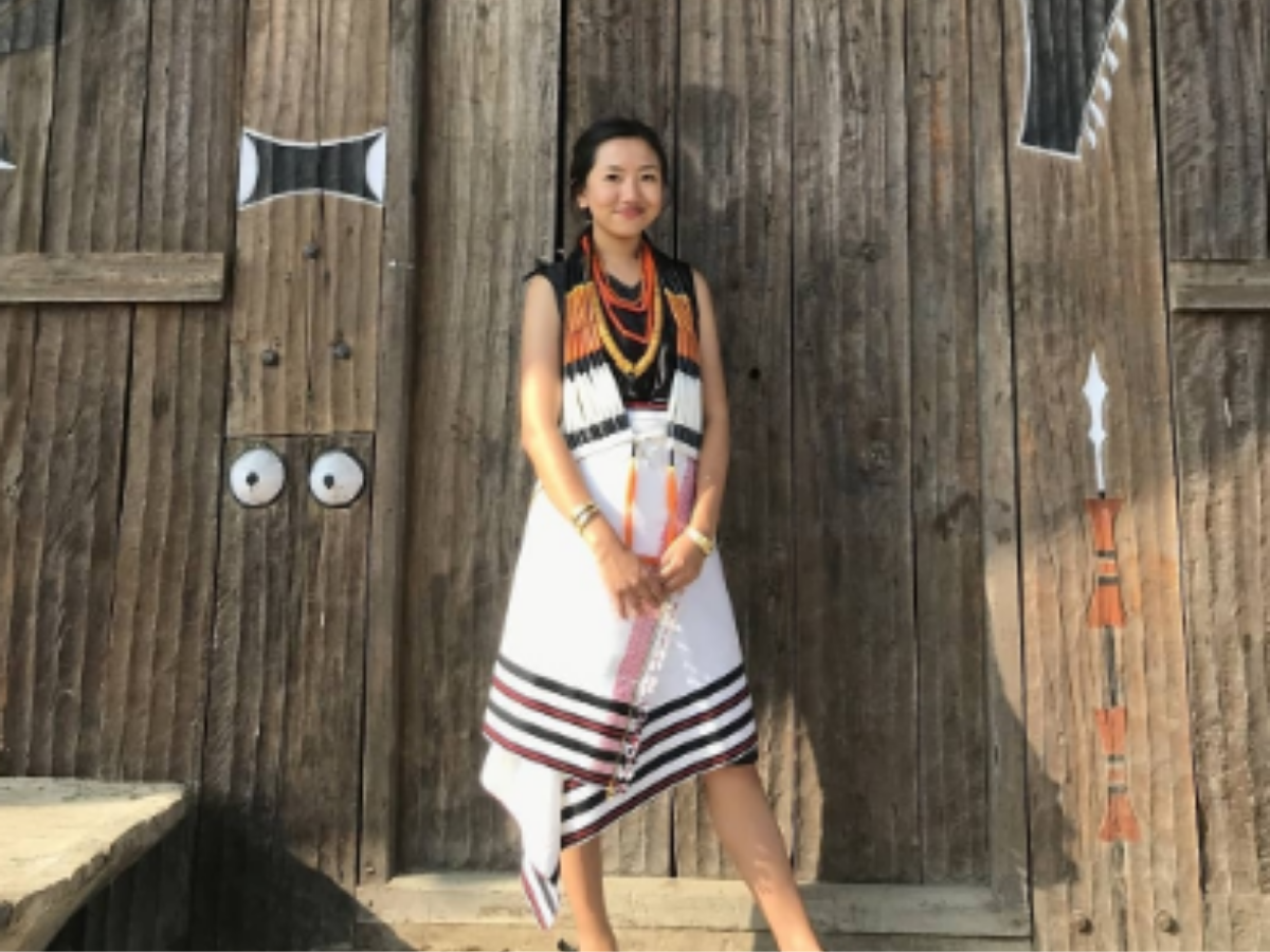 Traditional Attire of the Angami Naga Tribe in Nagaland Traditional Attire of the Angami Naga Tribe in Nagaland