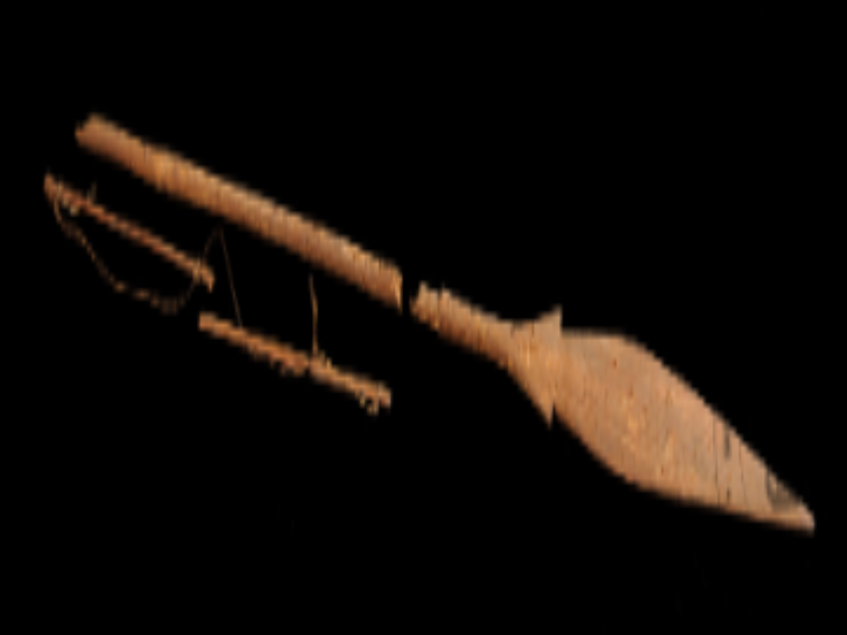 Miniature Bamboo Spear and Crossbow Miniature Bamboo Spear and Crossbow