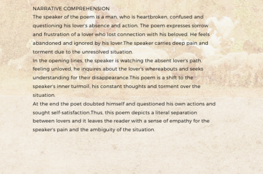 Comprehension