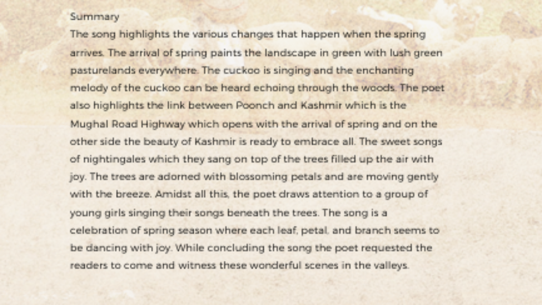 Summary Summary