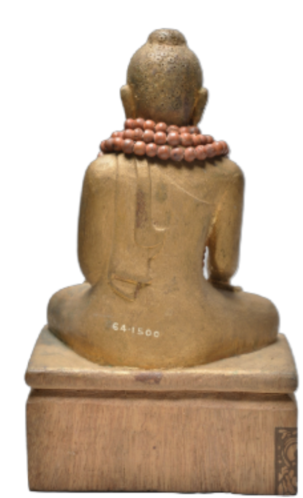 Back of Buddha Wooden Sculpture Back of Buddha Wooden Sculpture