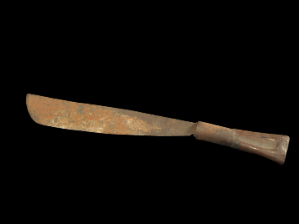 Straight bladed iron dao Straight bladed iron dao