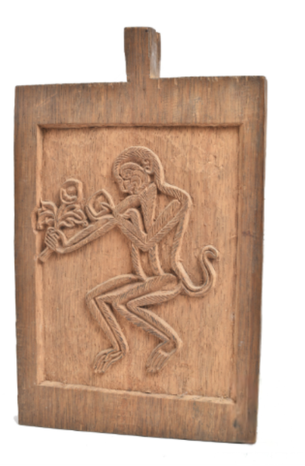 Wooden printing block Wooden printing block