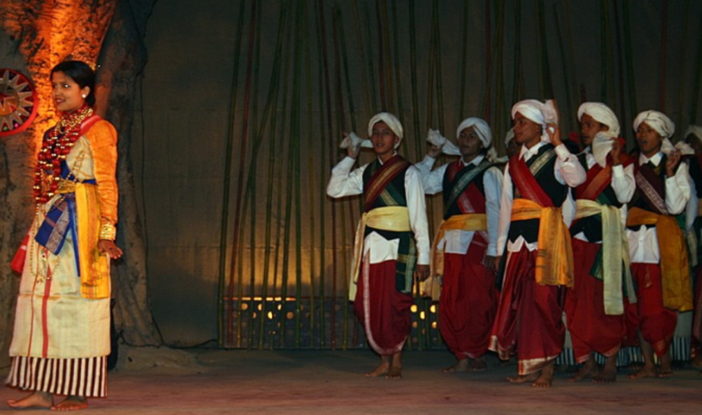 People from Jaintia Community perform the Lahoo dance, a folk dance from Meghalaya People from Jaintia Community perform the Lahoo dance, a folk dance from Meghalaya