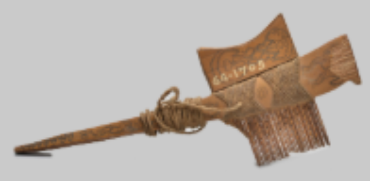Bhuiya tribe bamboo comb Bhuiya tribe bamboo comb