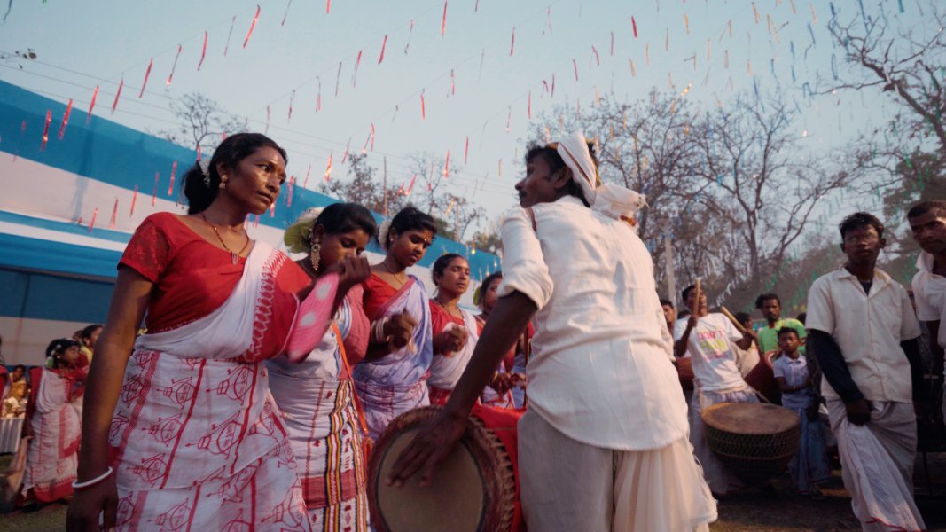 Bhumi people celebrating sarhul festival Bhumi people celebrating sarhul festival