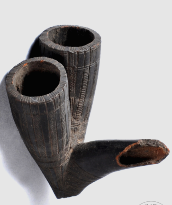 Two holes smoking pipe Two holes smoking pipe