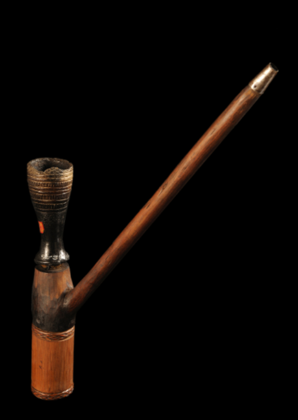 Clay bowl of smoking pipe Clay bowl of smoking pipe