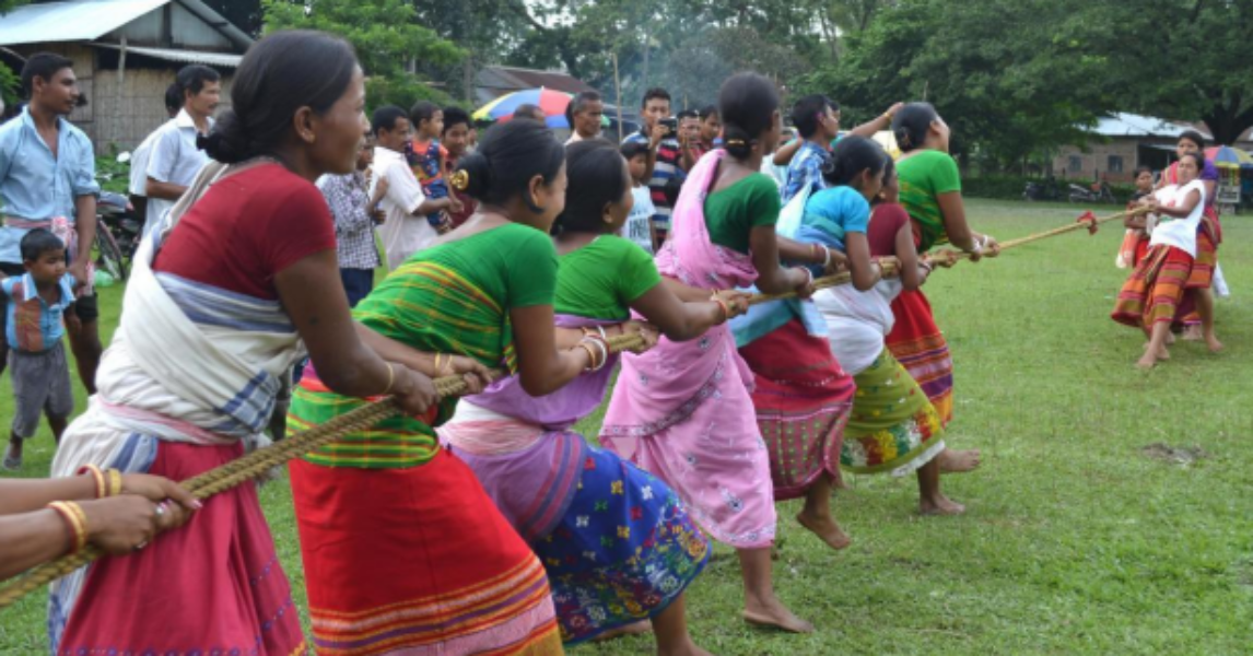 Considered one of the many vibrant ethnic communities in Assam, the Rabha tribe is famous for its exceptionally rich culture. Though the Rabhas do not have any single national festival, each group within the community has its own separate celebrations. One of the major events is known as Baikho, a spring festival dedicated to the goddess of wealth considered Baikho. This festival used to be celebrated with a great show involving all manner of rituals and festivities to ensure prosperity and well-being. However, in due course, the splendor and joyous spirit that used to characterize the festival of Baikho became much reduced in the villages, and very few of their traditional customs are being observed. The Rabha people are still attaching cultural importance to themselves, but it is the forces of modernization and changing lifestyle patterns that have led to the decline of observance of such traditional celebrations. But there is an endeavor on every front to conserve the rich heritage of the tribe and sustai Considered one of the many vibrant ethnic communities in Assam, the Rabha tribe is famous for its exceptionally rich culture. Though the Rabhas do not have any single national festival, each group within the community has its own separate celebrations. One of the major events is known as Baikho, a spring festival dedicated to the goddess of wealth considered Baikho. This festival used to be celebrated with a great show involving all manner of rituals and festivities to ensure prosperity and well-being. How