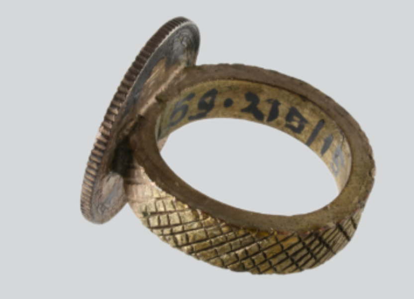 Four-anna coins finger rings Four-anna coins finger rings