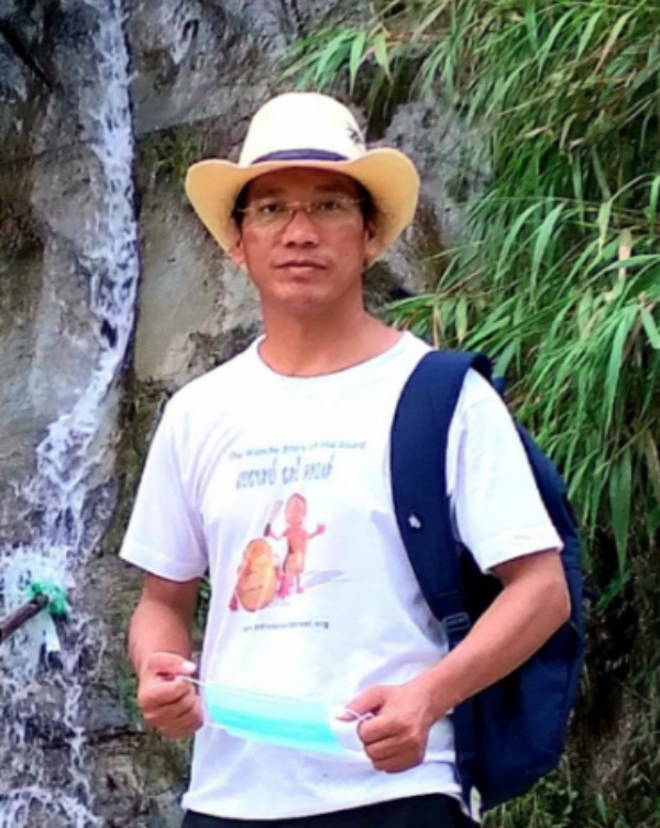 Banwang Losu, creator of Wancho script. Banwang Losu, creator of Wancho script.