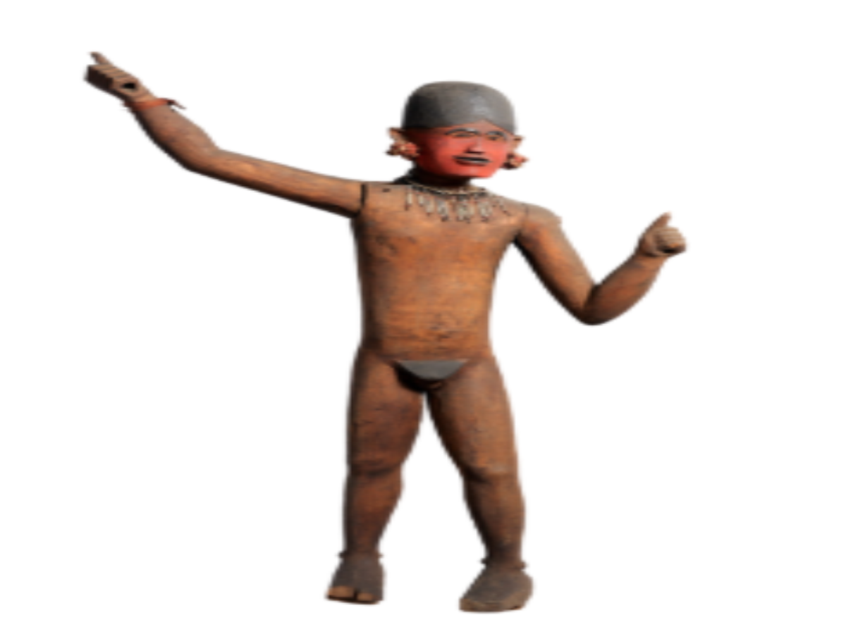 life-sized wooden sculpture life-sized wooden sculpture