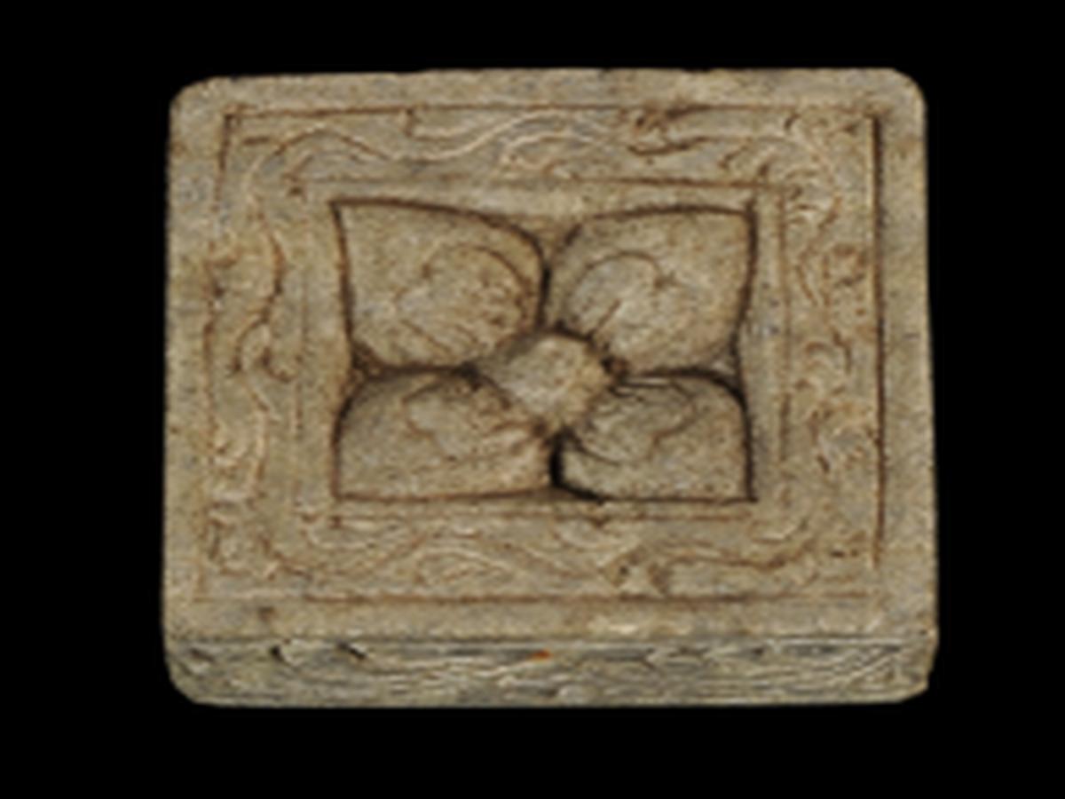 The stone paperweight of Santal Tribe The stone paperweight of Santal Tribe