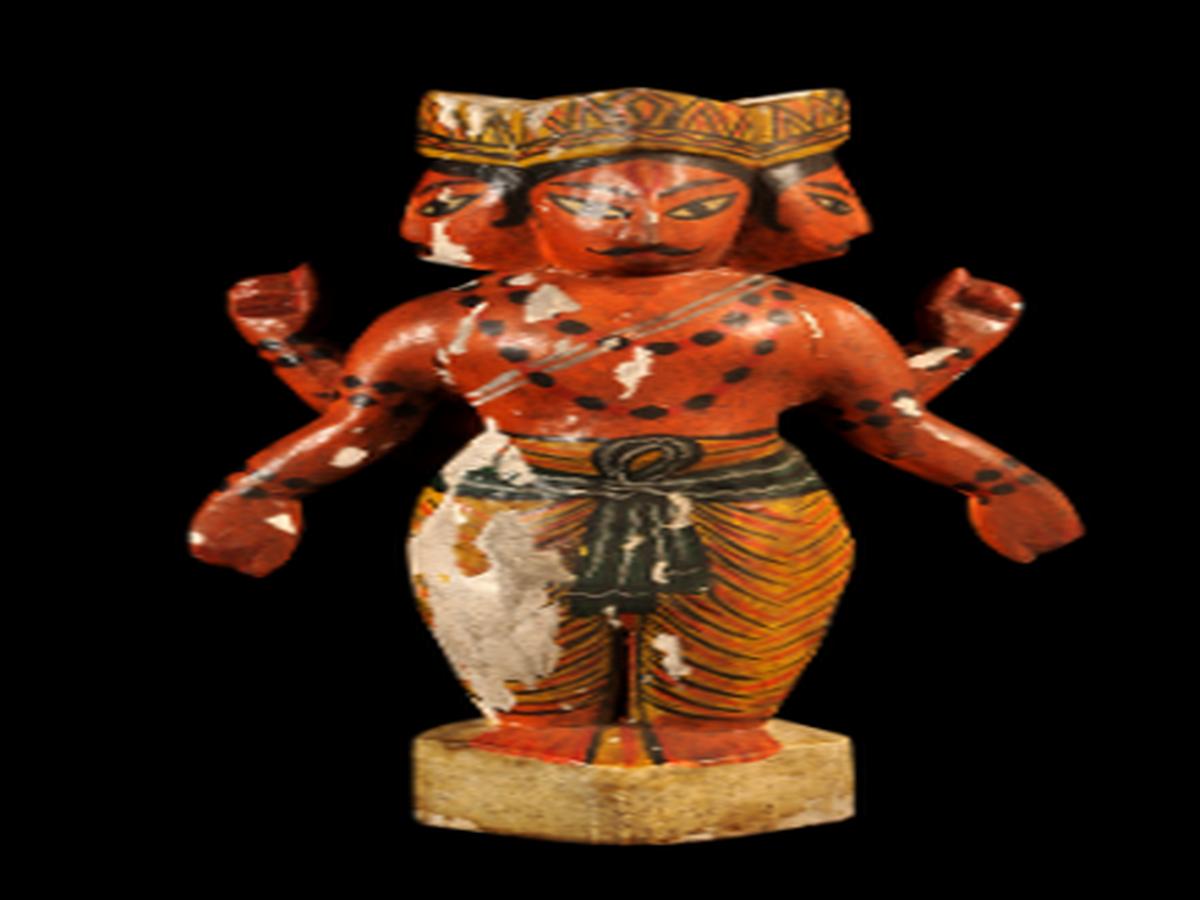 Wooden Effigy of Brahma Wooden Effigy of Brahma
